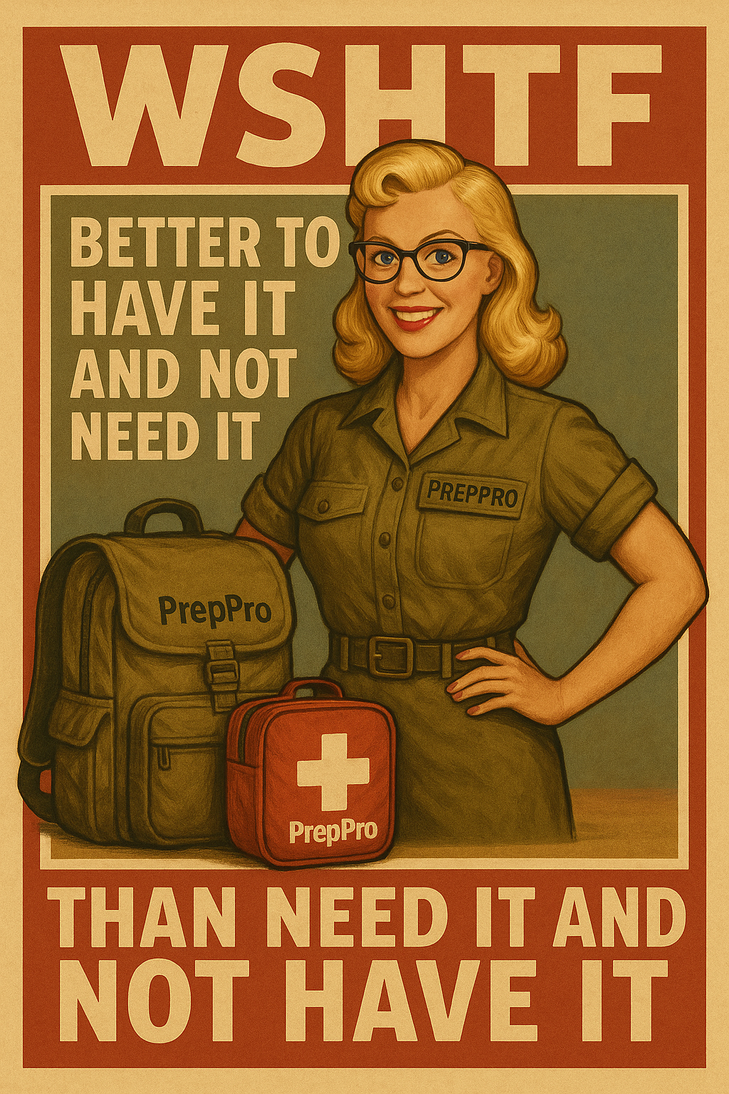 PrepPro 1940s-Style Vintage Tin Posters (30x40cm) - PrepPro Australia