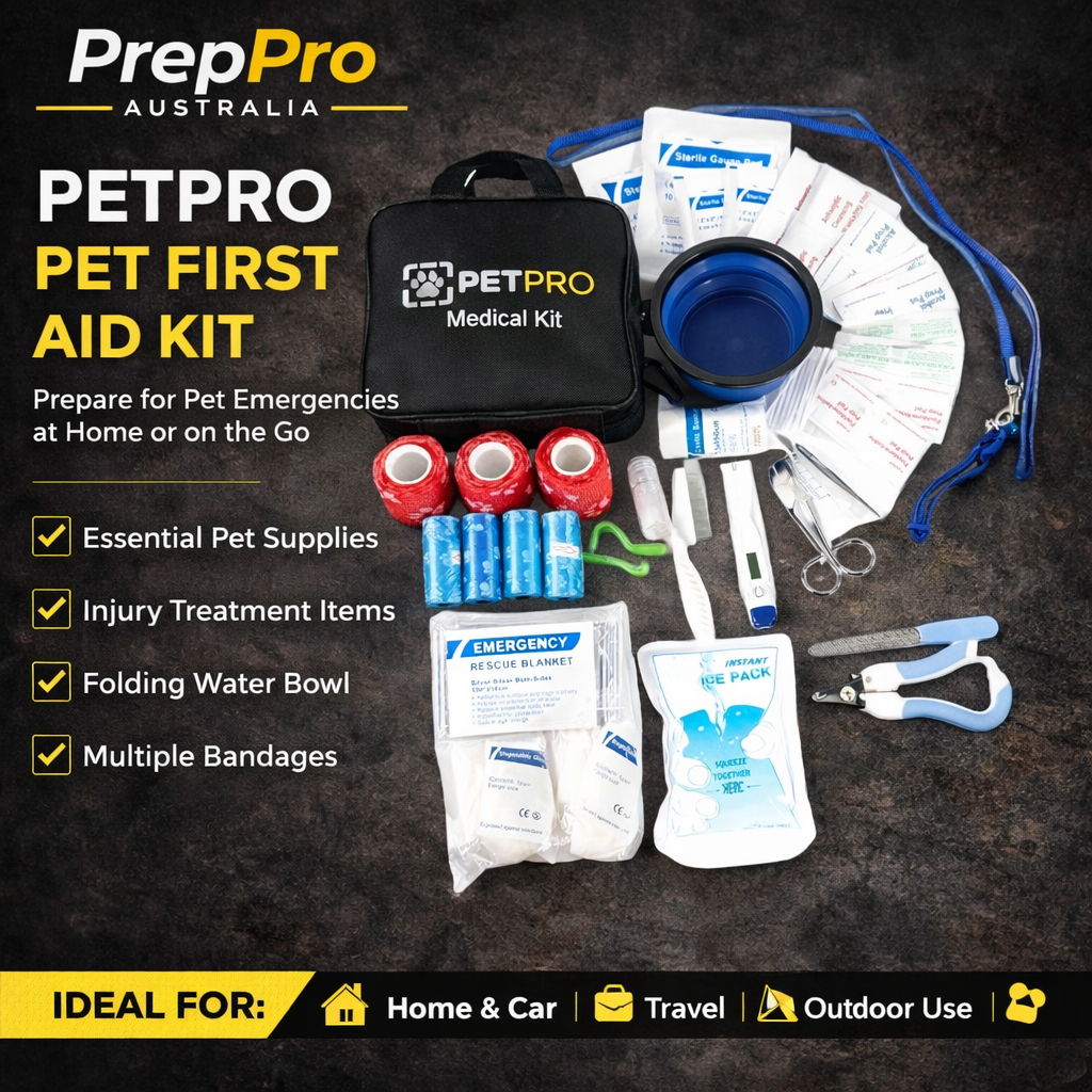 Pet First Aid Kit | Emergency Supplies for Dogs & Cats AU – PrepPro