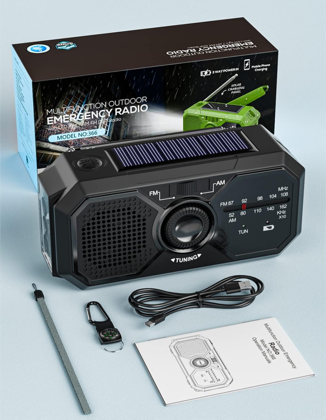 PrepPro Emergency Radio – Multi-Purpose Survival & Power Solution - PrepPro Australia