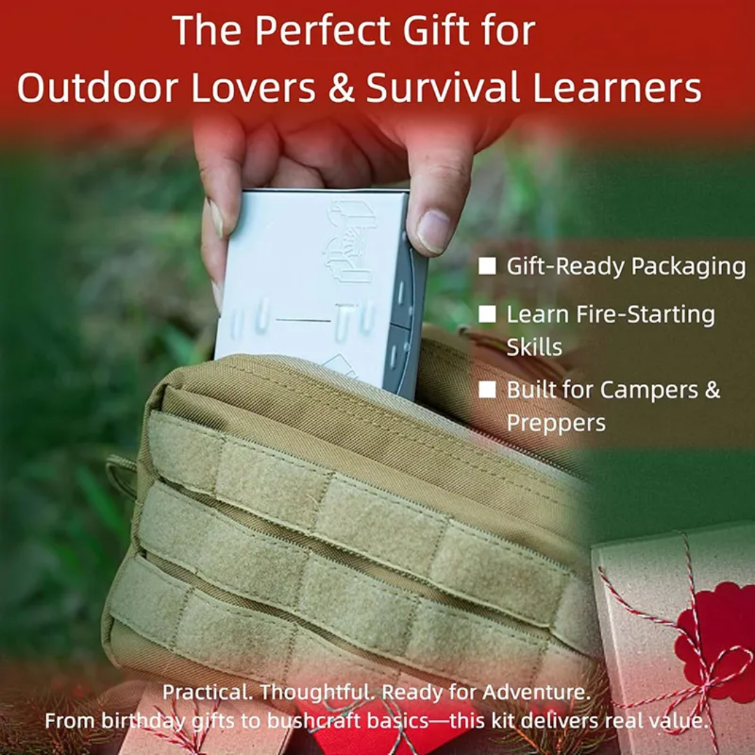 Compact Survival Fire Starter Kit – All-in-One Fire & Cooking Solution - PrepPro Australia
