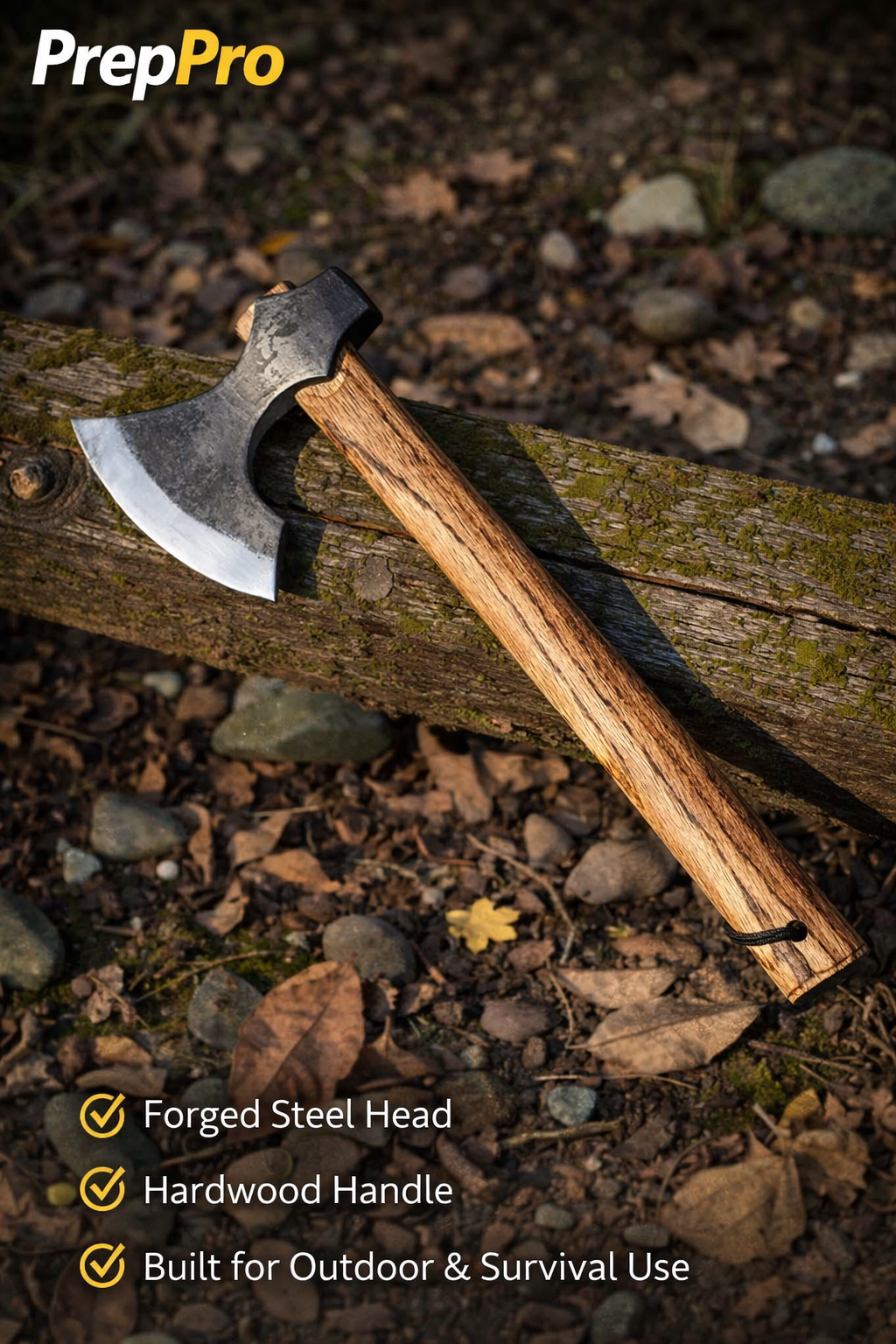Viking‑Style Camp Axe – DRAUGR | PrepPro