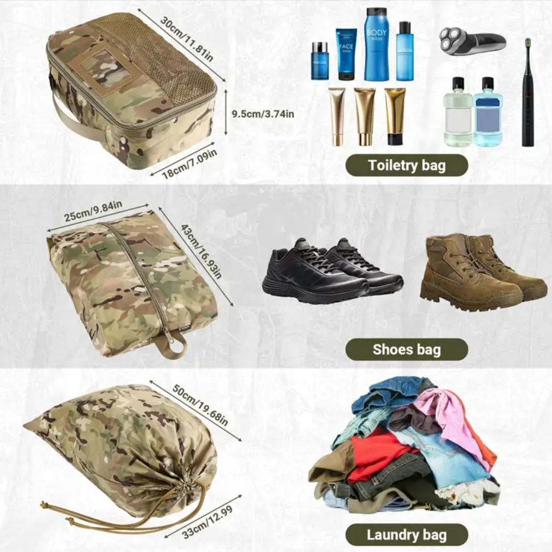 6-Piece Tactical Storage Bag Set organise with Precision. Deploy with Confidence. - PrepPro Australia