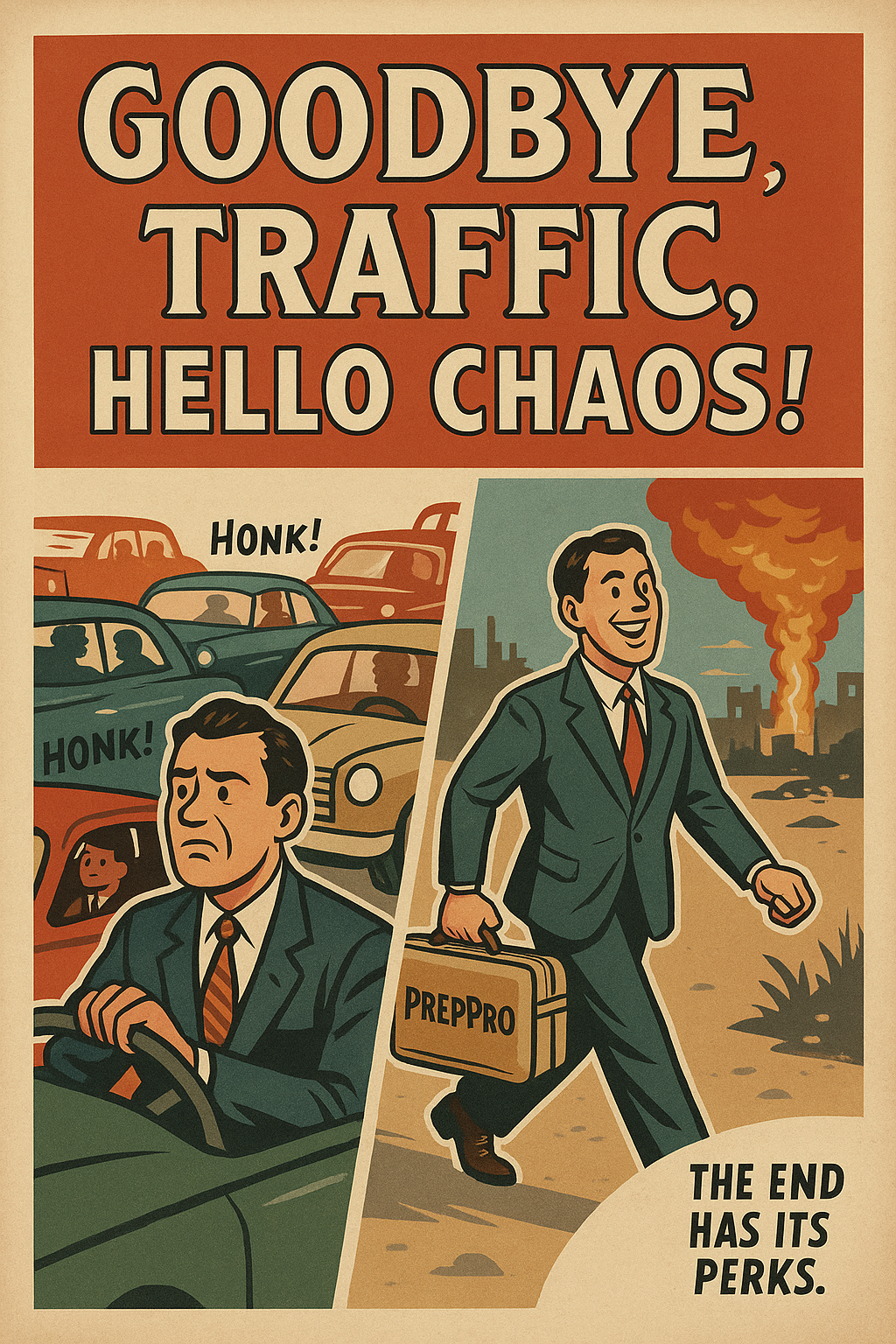 PrepPro 1940s-Style Vintage Tin Posters (30x40cm) - PrepPro Australia