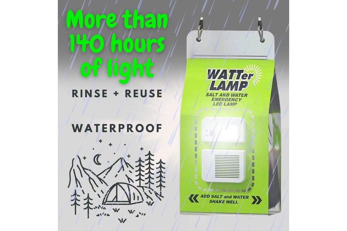 Saltwater Emergency Lamp – Battery-Free Survival Lighting - PrepPro Australia