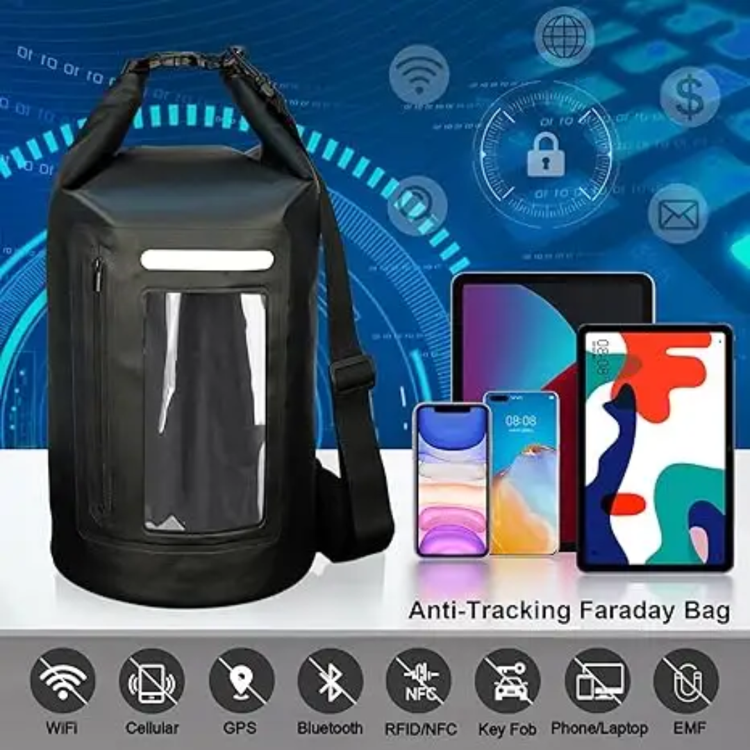 15L Faraday Shielded Dry Bag – Signal Blocking Meets Waterproof Toughness - PrepPro Australia