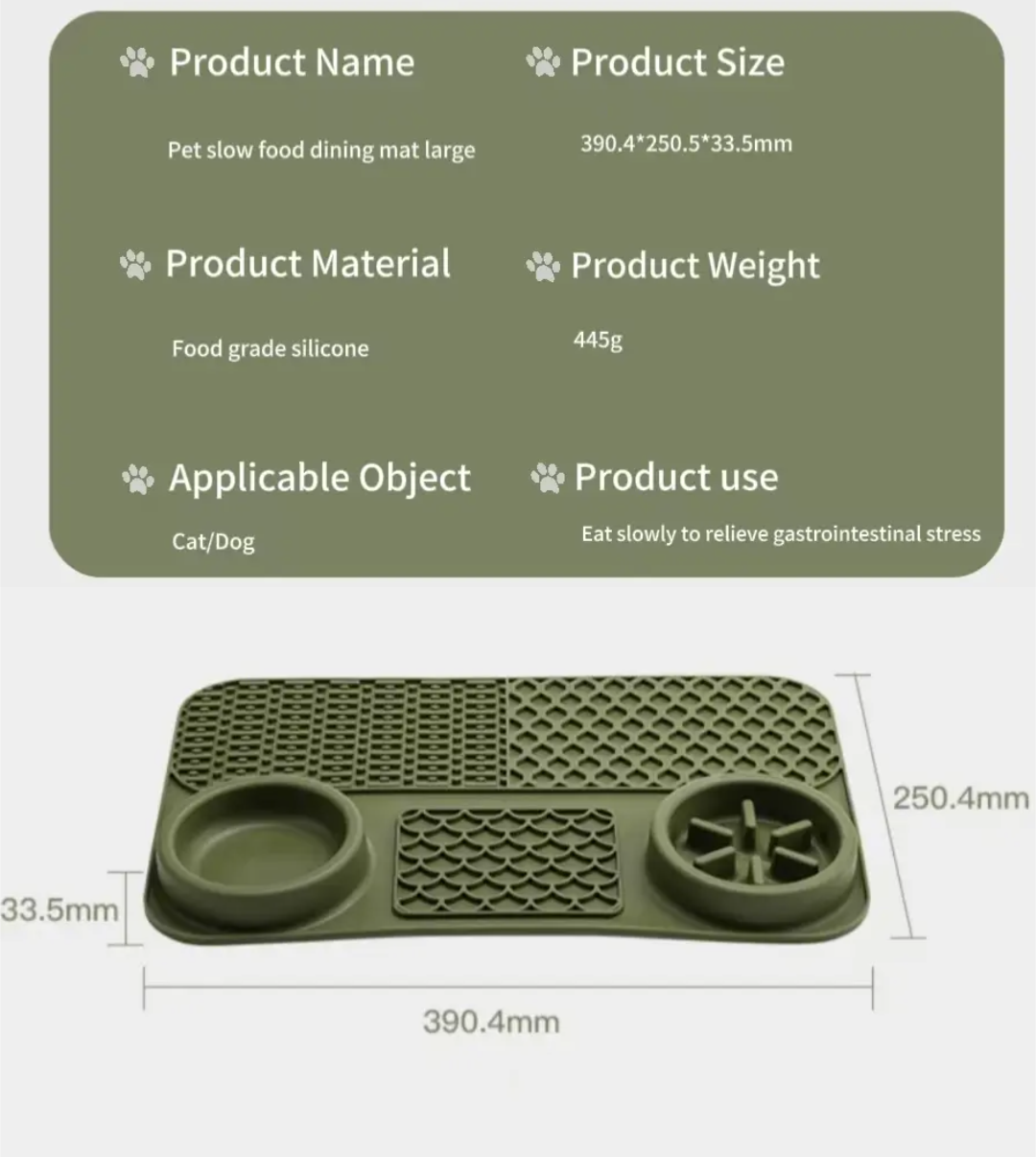 PetPro Slow Chow Pad
The All-in-One Feeding Station for Happier, Healthier Pets! - PrepPro Australia