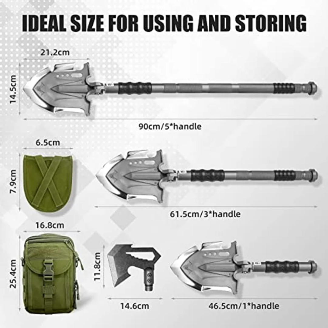ANNIHILATE Premium Multi-Function Tactical Shovel System