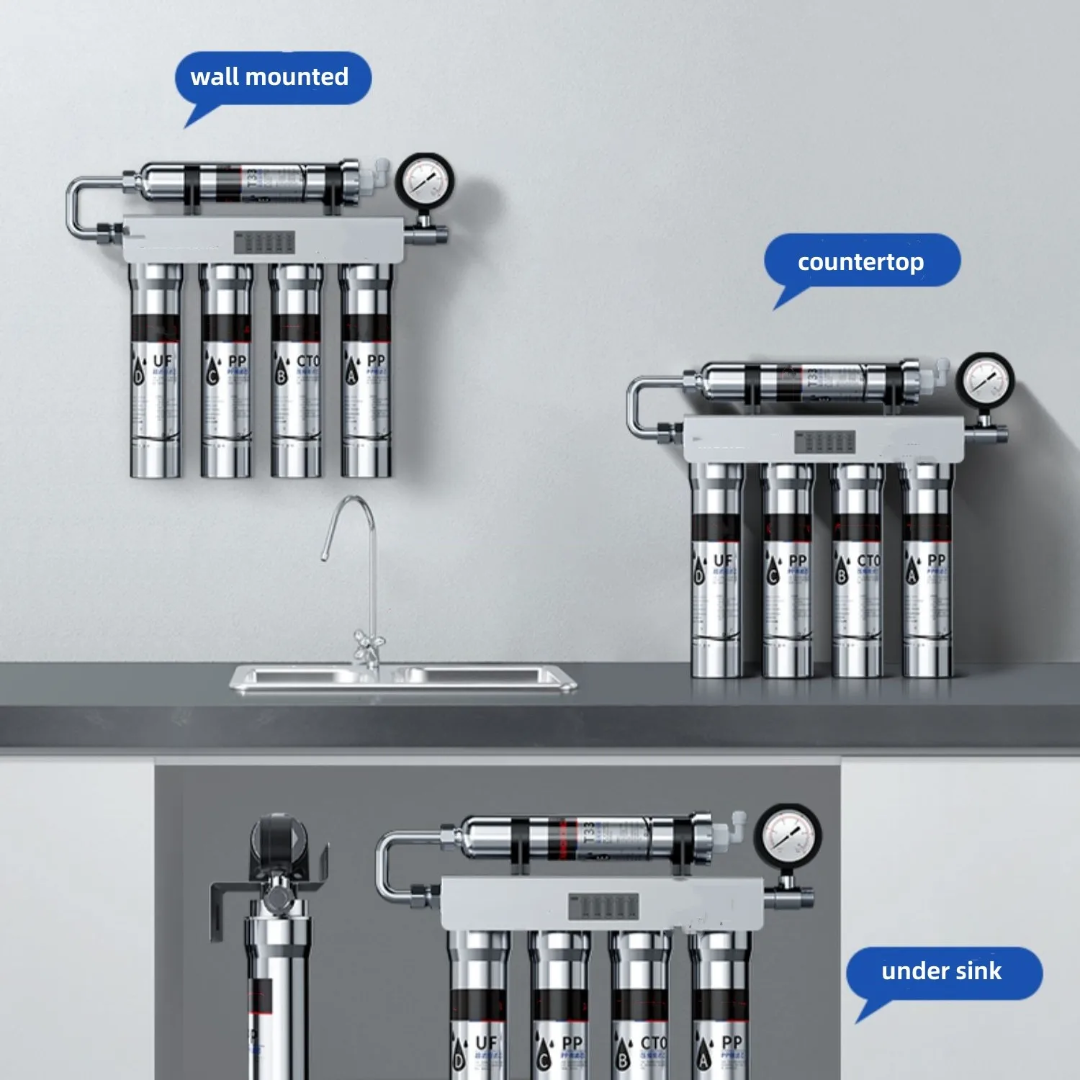 PureFlow 5-Stage Stainless Steel Under Sink Water Filtration System