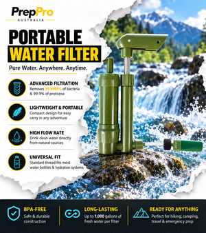 Mini Water Purification Hand Pump – Portable Filter