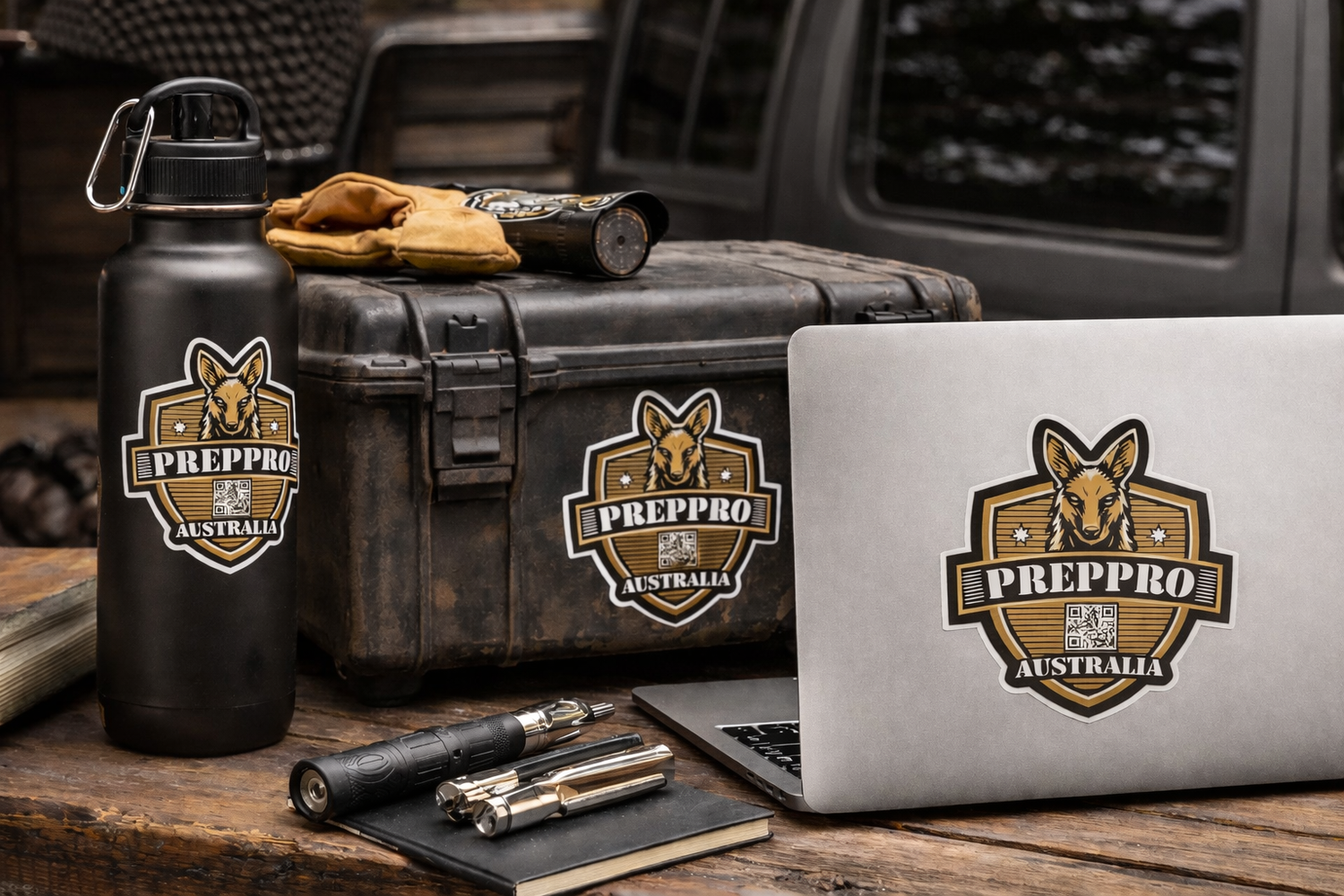 PrepPro Australia Sticker Pack – Rugged & Iconic