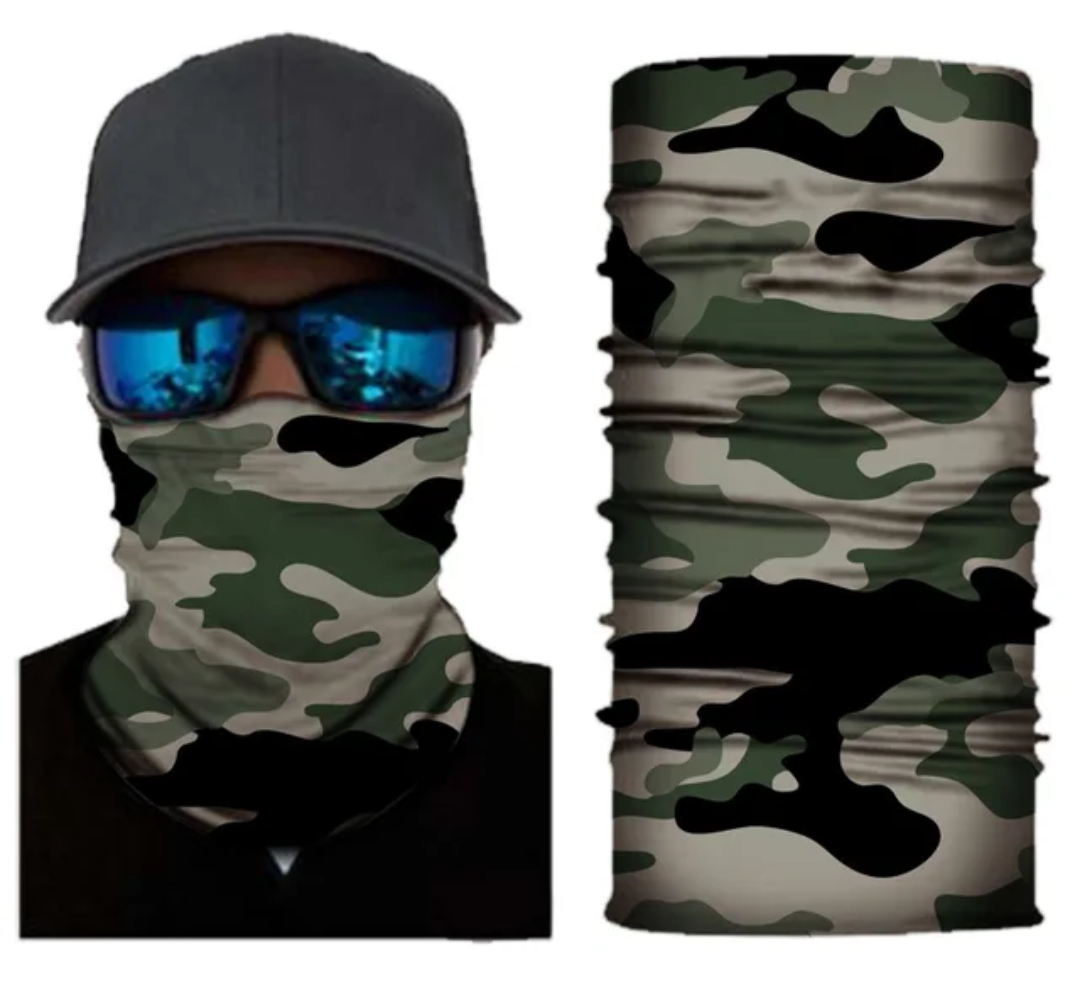Tactical Camo Multi-Use Neck Gaiter