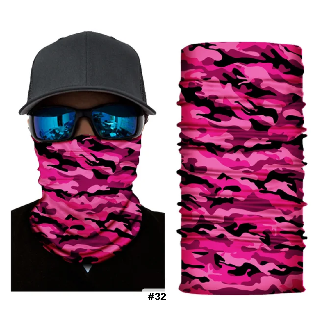 Tactical Camo Multi-Use Neck Gaiter