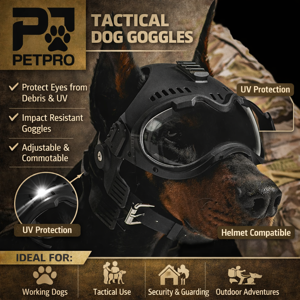 K9 Guardian Dog Goggles & Helmet Set