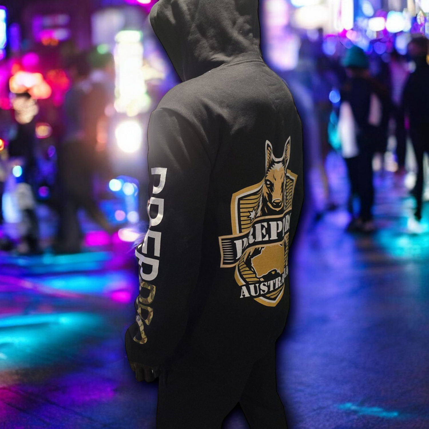 PrepPro Australia Emblem Hoodie – Rugged Style Meets Tactical Edge - PrepPro Australia