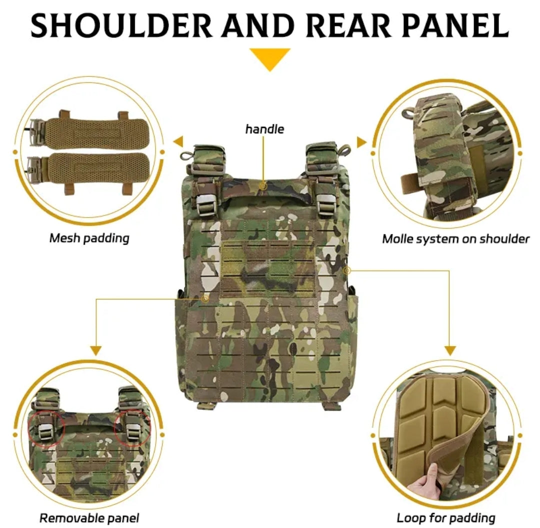 PrepPro Sentinel Plate Carrier – Elite Modular Tactical Vest System - PrepPro Australia