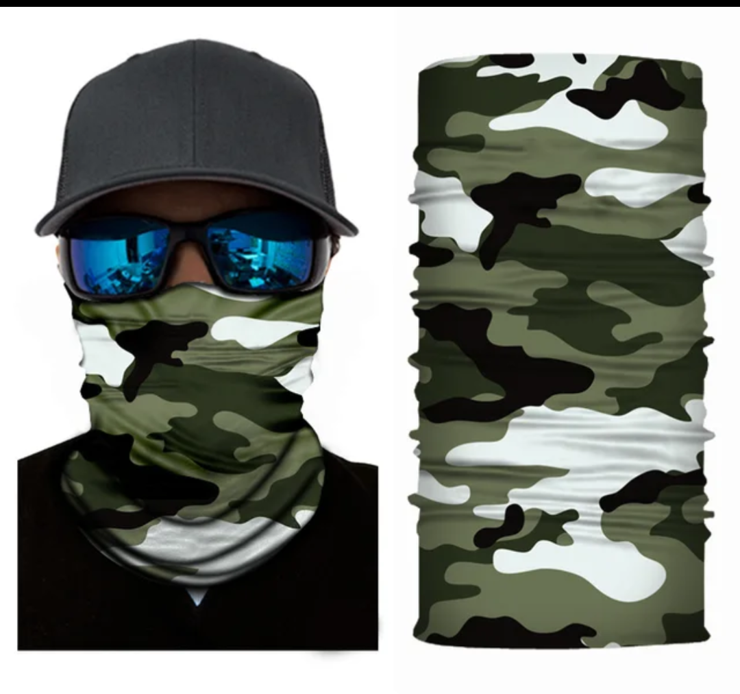Tactical Camo Multi-Use Neck Gaiter