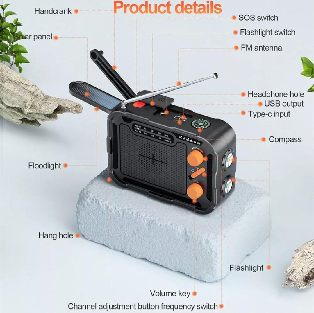 PrepPro R-N31 Emergency Radio & Battery Bank – Your Ultimate Survival Companion - PrepPro Australia