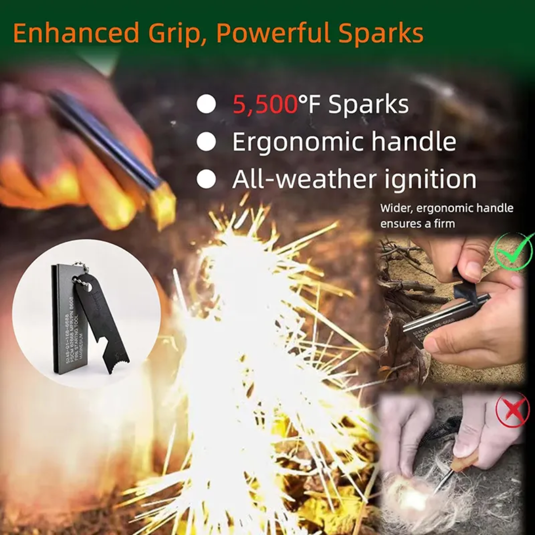 Compact Survival Fire Starter Kit – All-in-One Fire & Cooking Solution - PrepPro Australia
