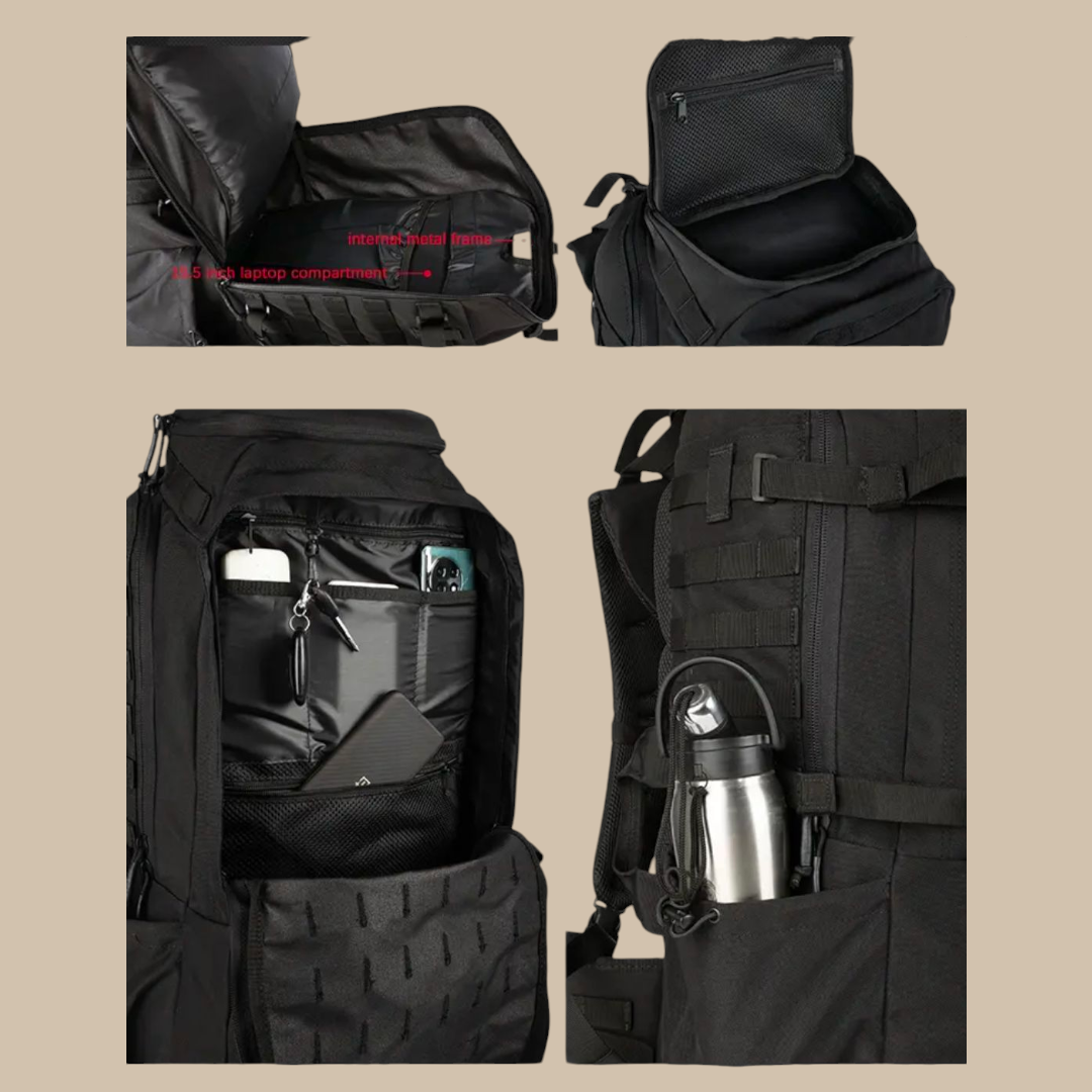 PrepPro 65L Tactical Backpack – Rugged, Versatile & Built for Adventure - PrepPro Australia