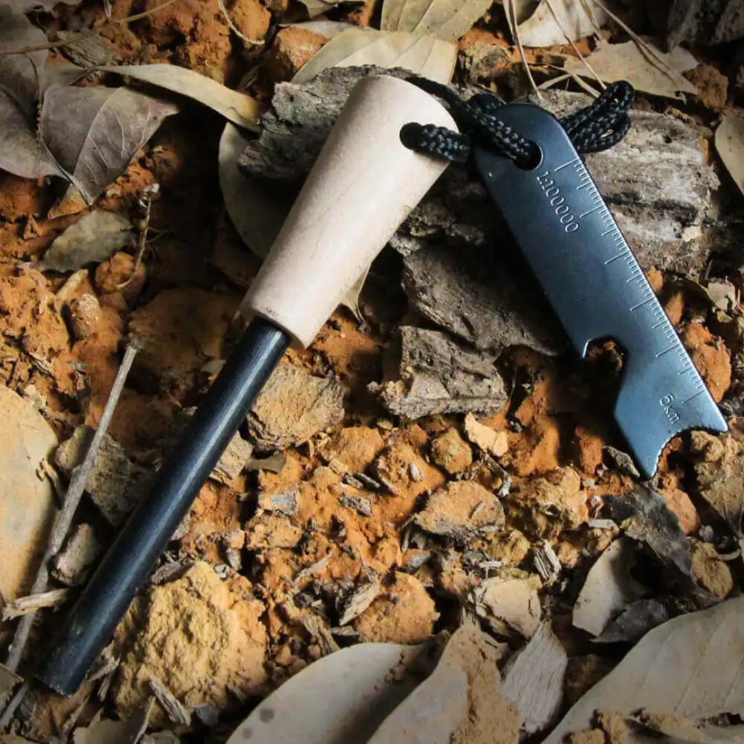 PrepPro Ultimate Fire Starter Kit – Ferro Rod, Jute Tinder, Scraper & Case - PrepPro Australia