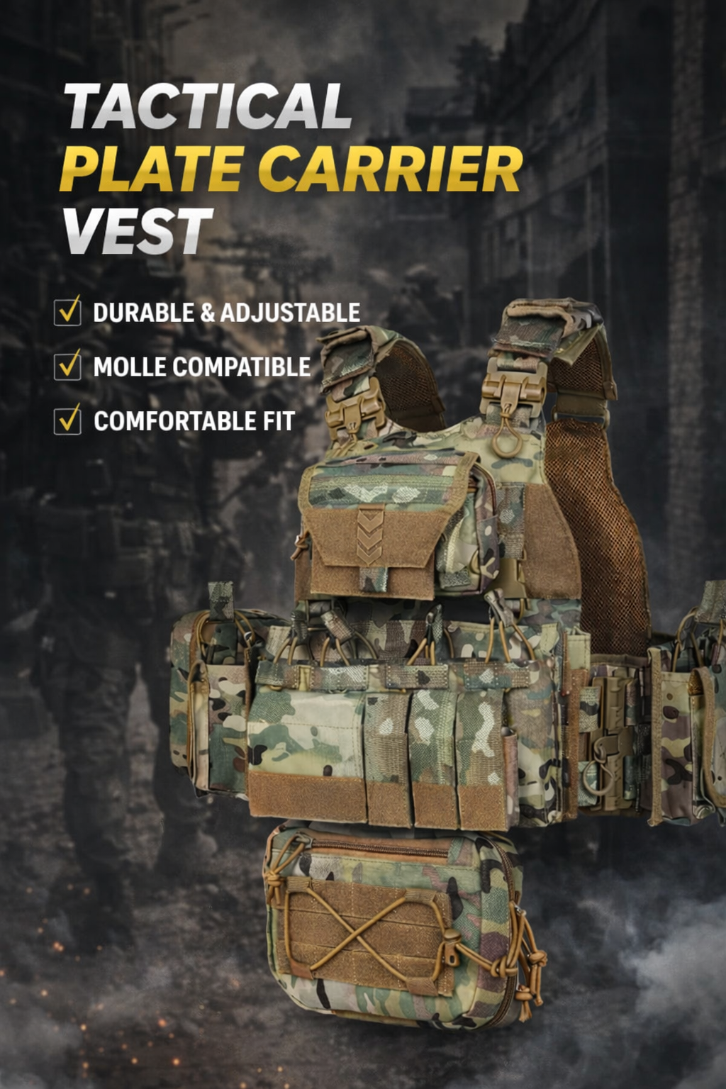 Delta4 Plate Carrier Vest – Premium Modular System | PrepPro