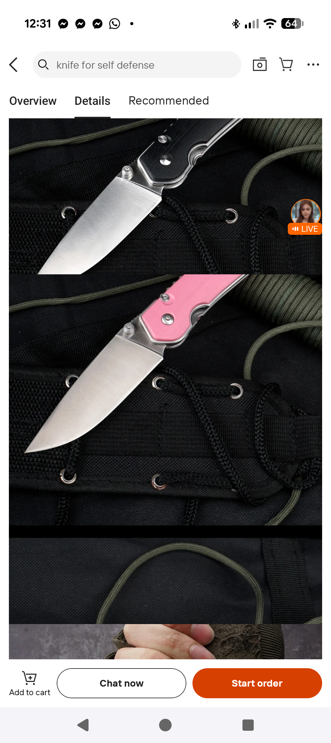 Vixen D2 Folding Knife