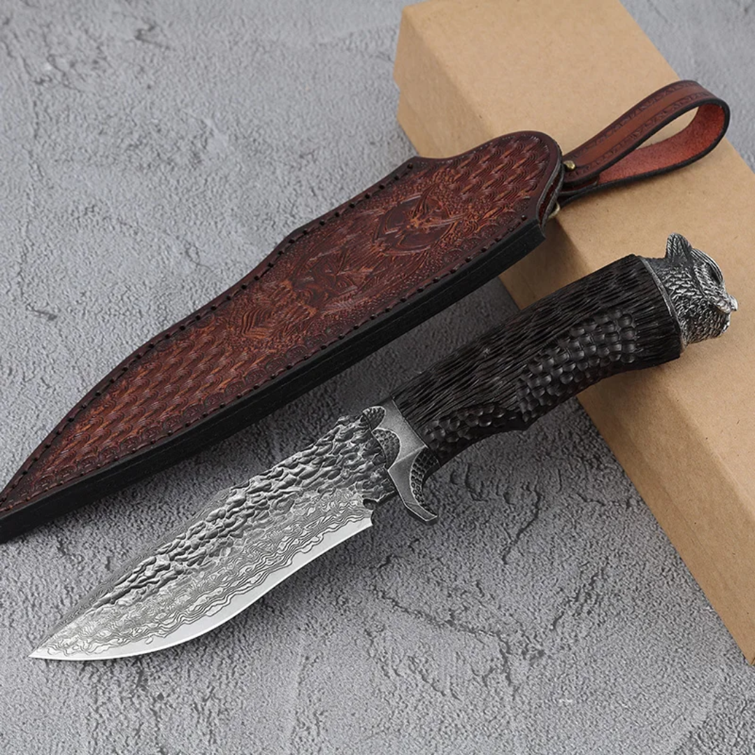 Wildling Series – Damascus Steel Survival Knife - PrepPro Australia
