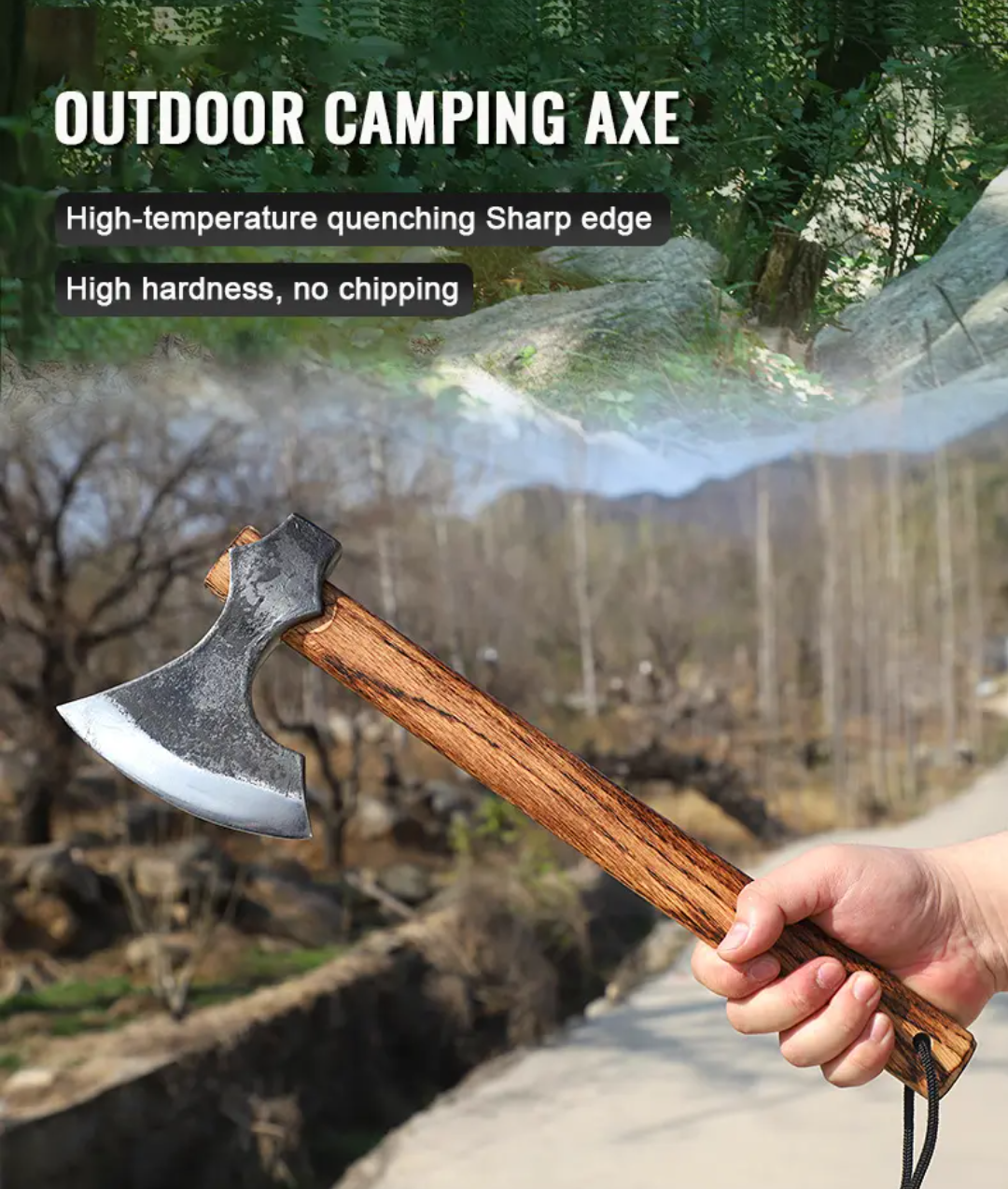 PrepPro “DRAUGR” Viking-Style Camp Axe