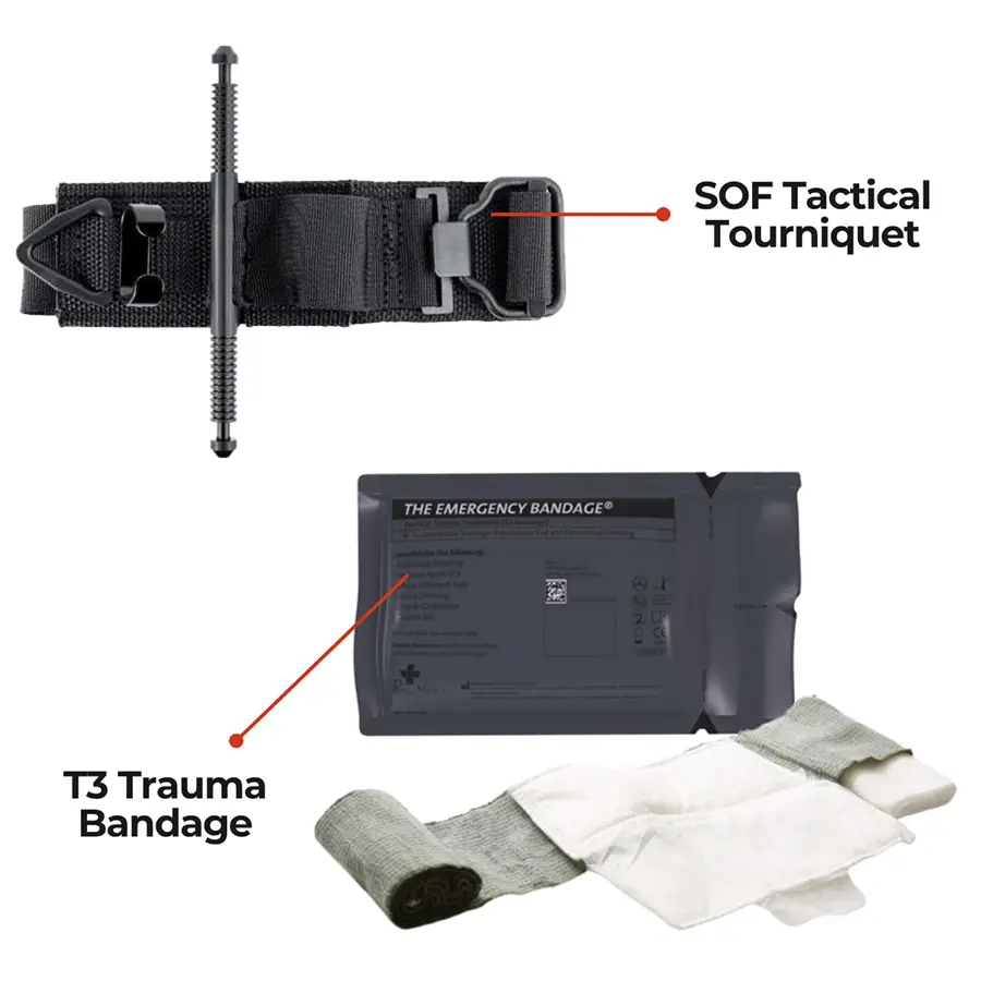 SURVIVAL Trauma First Aid Kit – Advanced Emergency Trauma Kit for Serious Injuries