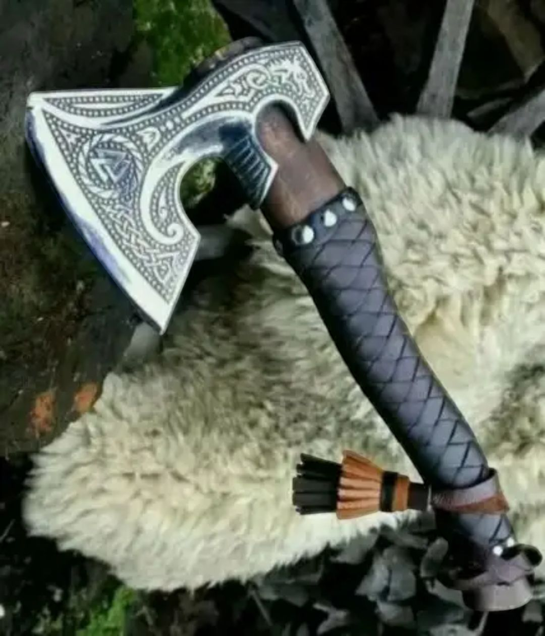 Valknut Forged Viking Axe – Handcrafted Norse Warrior's Tool - PrepPro Australia