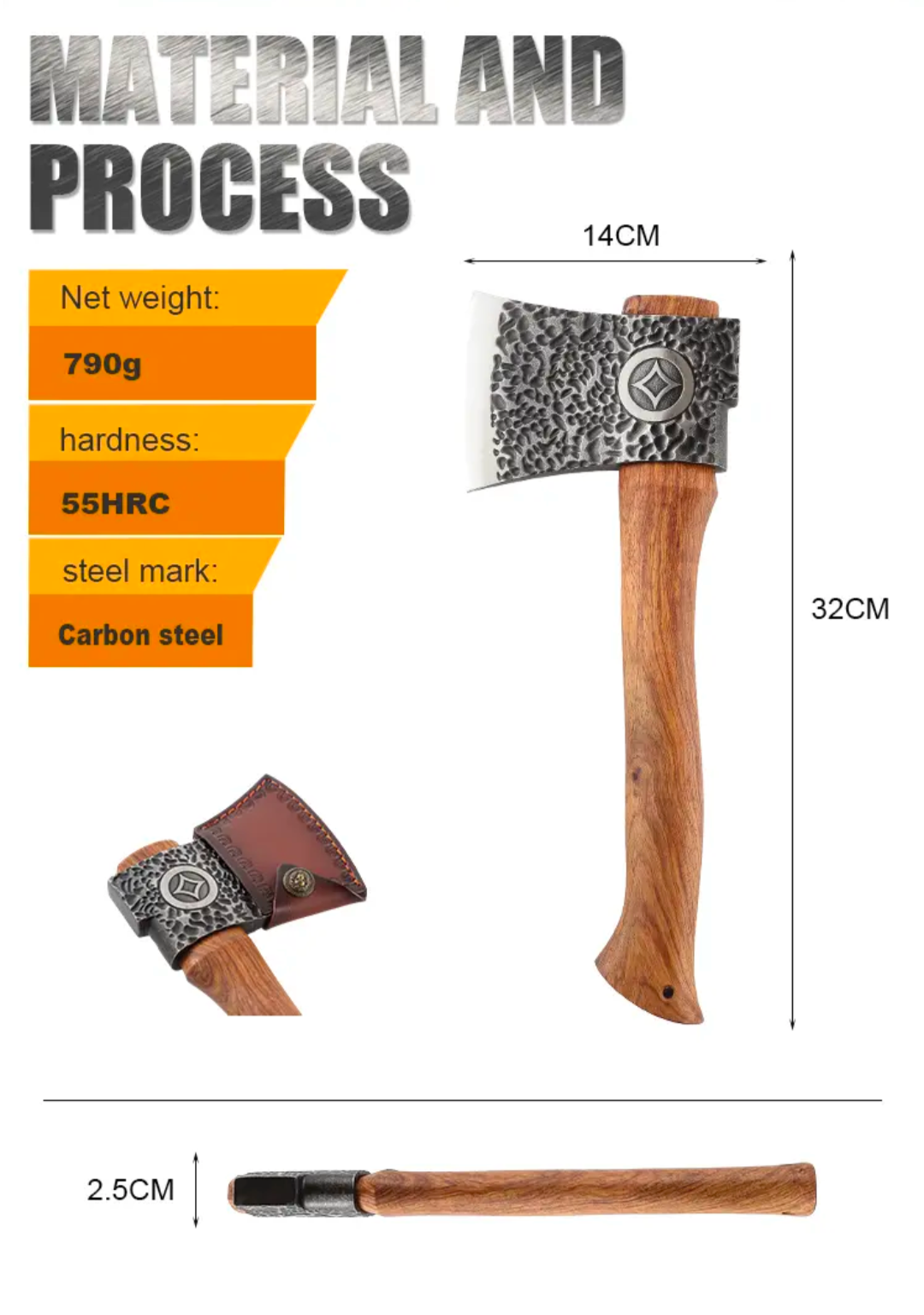 PrepPro Drengr Axe – The Viking-Inspired Camping & Survival Hatchet - PrepPro Australia
