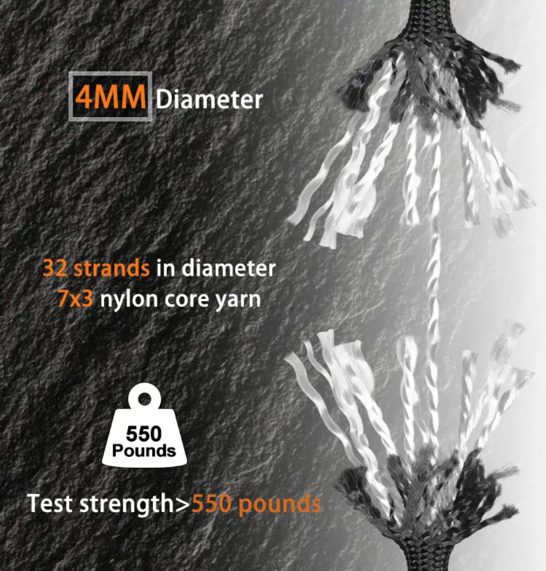 PrepPro 550lb Tactical Paracord – 20m Bundles (Multiple Colours Available) - PrepPro Australia