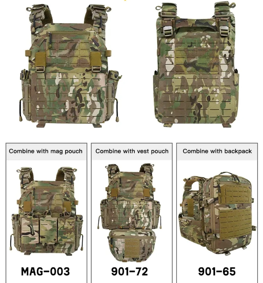 PrepPro Sentinel Plate Carrier – Elite Modular Tactical Vest System - PrepPro Australia