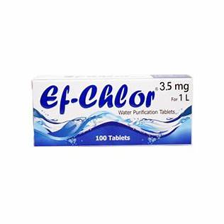 EF-Chlor Water Purification Tablets - 3.5mg, 33mg, and 167mg - PrepPro Australia