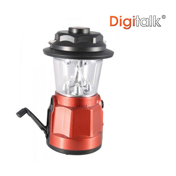 Hand Crank Dynamo LED Lantern FM Radio with Compass