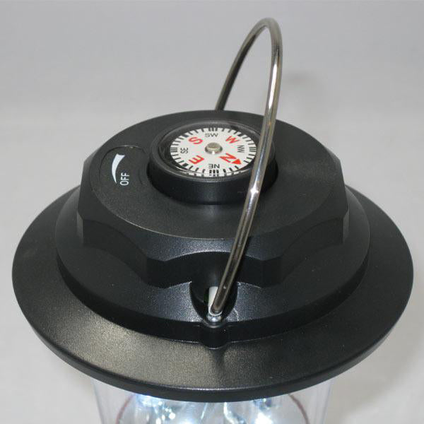 Hand Crank Dynamo LED Lantern FM Radio with Compass
