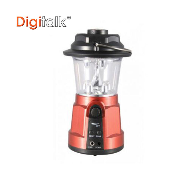 Hand Crank Dynamo LED Lantern FM Radio with Compass