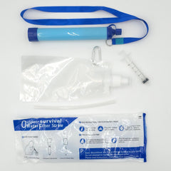 Outdoor Survival Life Straw Water Filter Pack - PrepPro Australia