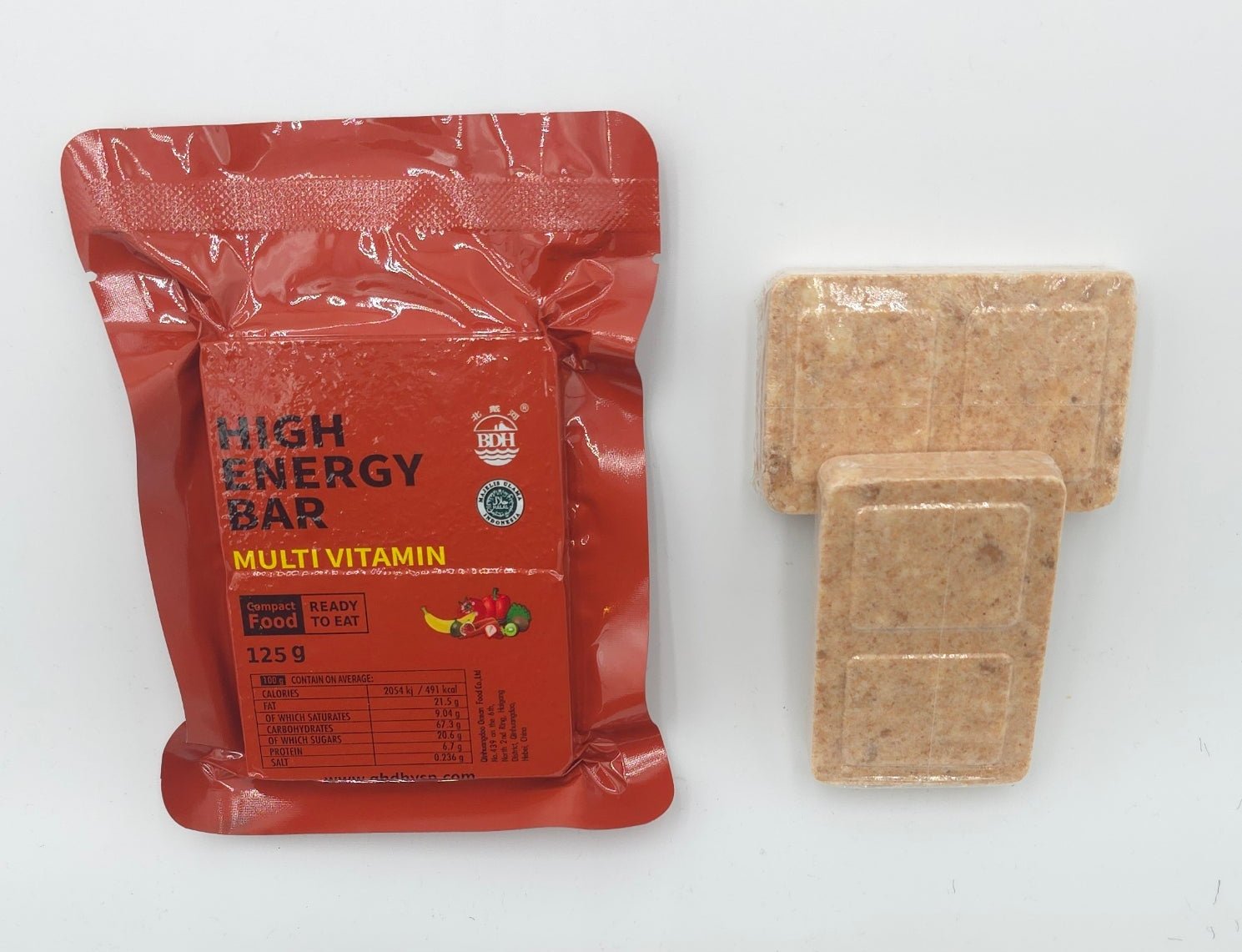 High Energy Survival Food Biscuits- Lightweight, Compact, 20 Year Shelf Life, Single Pack - PrepPro Australia