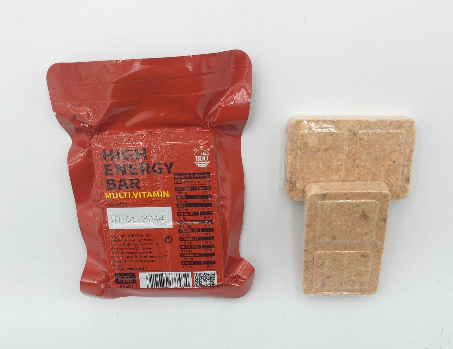 High Energy Survival Food Biscuits- Lightweight, Compact, 20 Year Shelf Life, Single Pack - PrepPro Australia