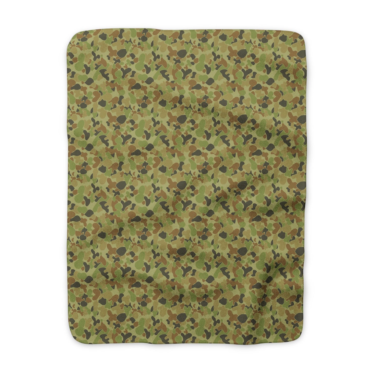 Camouflage Sherpa Blanket – Cozy Camo Fleece Throw