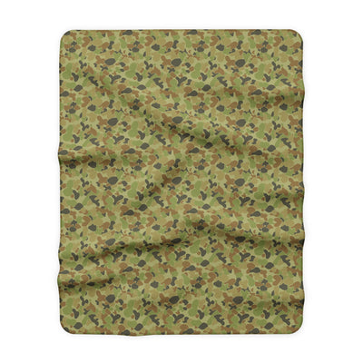 Camouflage Sherpa Blanket – Cozy Camo Fleece Throw