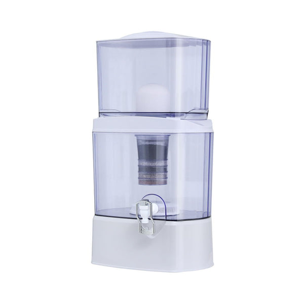 Devanti 24L Benchtop Gravity Water Filter, White