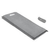 Weisshorn Single Self-Inflating Camping Mat, 187 x 66 x 9.5cm, Grey