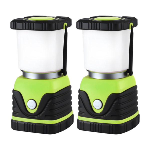 Weisshorn 1000LM Twin Pack Dimmable LED Camping Lanterns, IP44