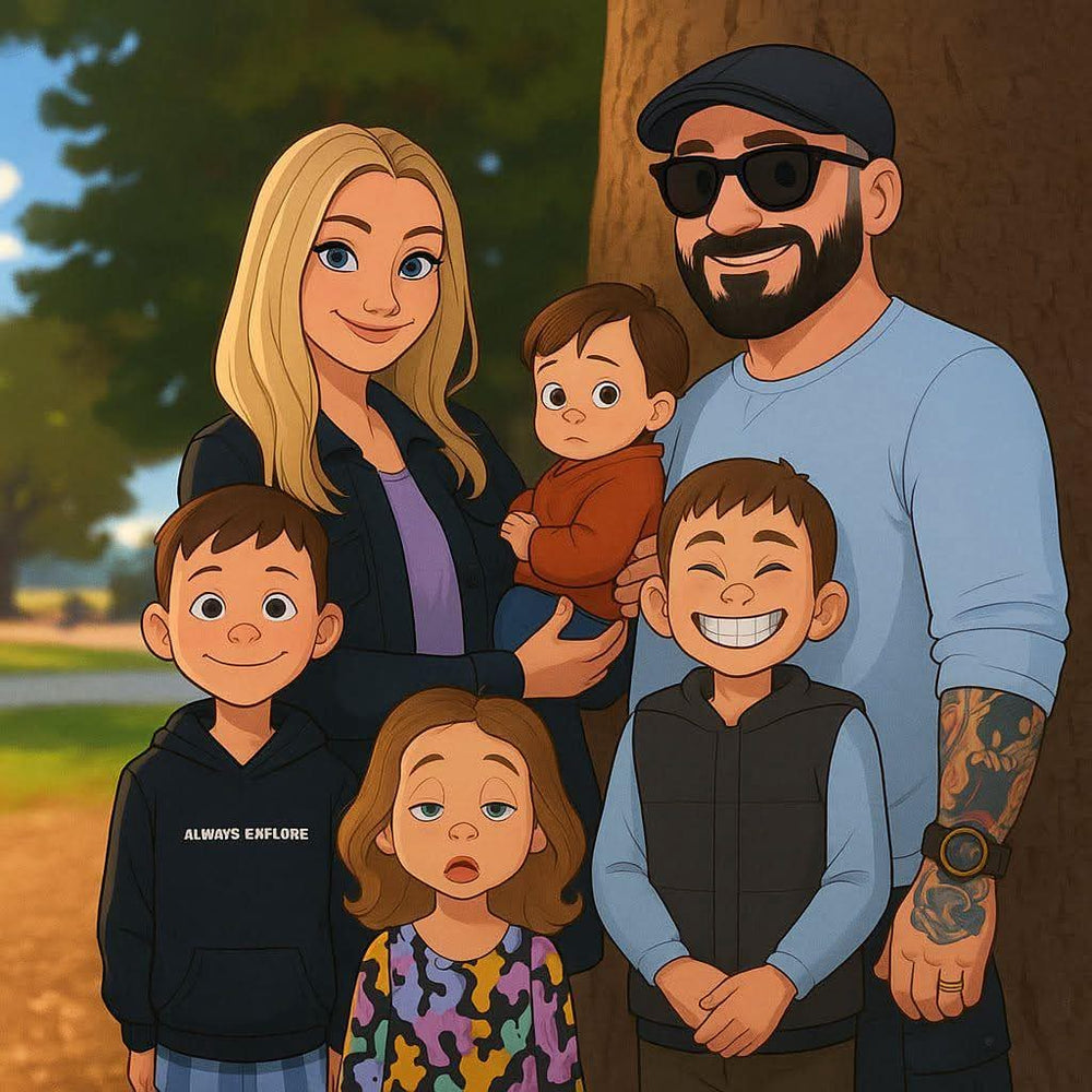 Tom, Ash and the kids, the PrepPro family