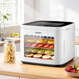 Devanti Compact Food Dehydrator, 5 Stainless Steel Trays, 500W, White