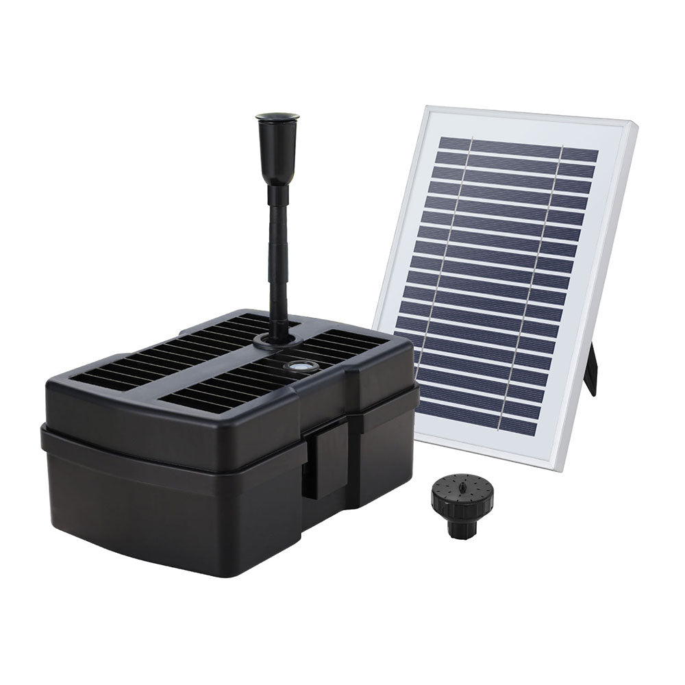 Gardeon Solar Pond Fountain Pump with Filter Box, 470L/h