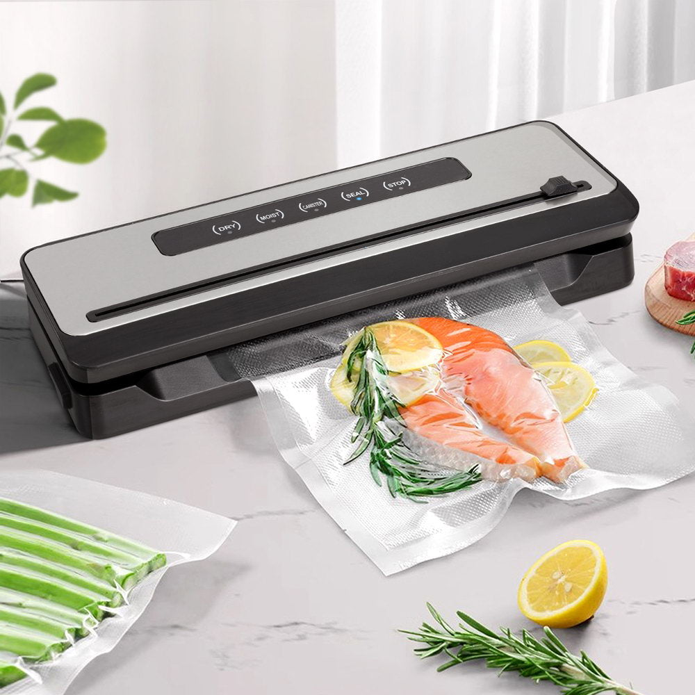 Devanti Food Vacuum Sealer, 4 Modes, 32cm Seal Bar, Black