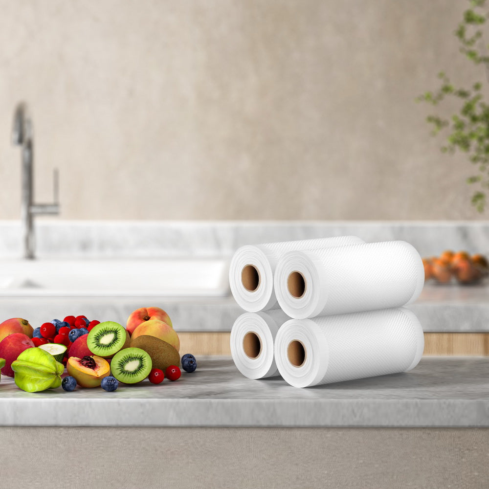Devanti Vacuum Sealer Bag Rolls, 15cm x 6m, 4 Pack